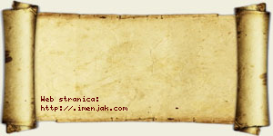 Latinka Ralovac vizit kartica